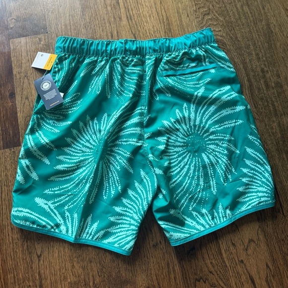 Speedo Men's 7" Floral Print E-board Shorts - Green Xxl - Picture 5 of 10